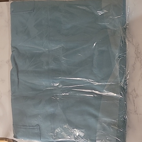 ZENANA SLEEVELESS HAREM JUMPSUIT DUSTY TEAL SIZE 1X - Picture 6 of 7